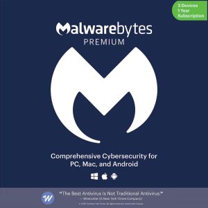 Malwarebytes Anti-Malware Premium 3 Devices 1 year