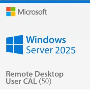 Microsoft Windows Server 2025 Remote Desktop Services (RDS) 50 device connections